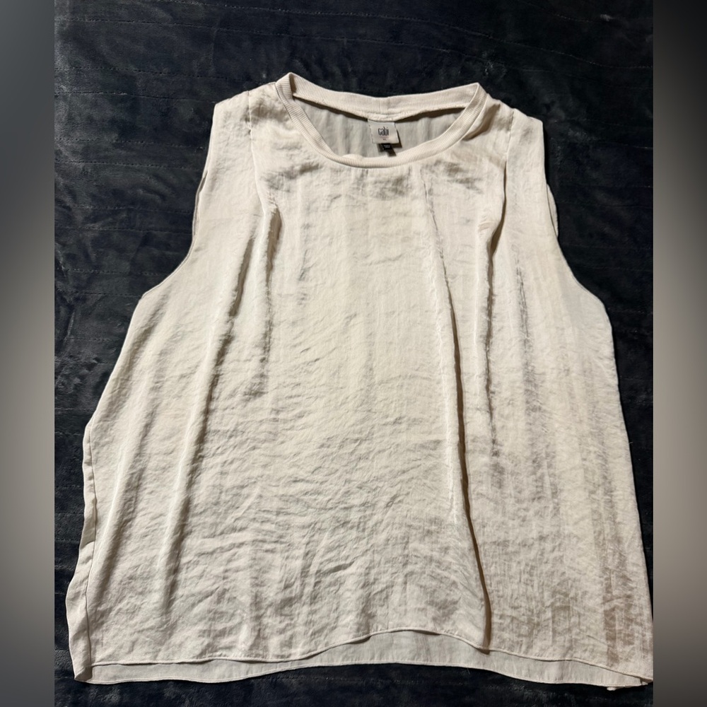Cabi Complete Top Women's off-white Sleeveless Top